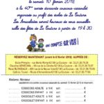 Formulaire inscription soirée couscous 2018
